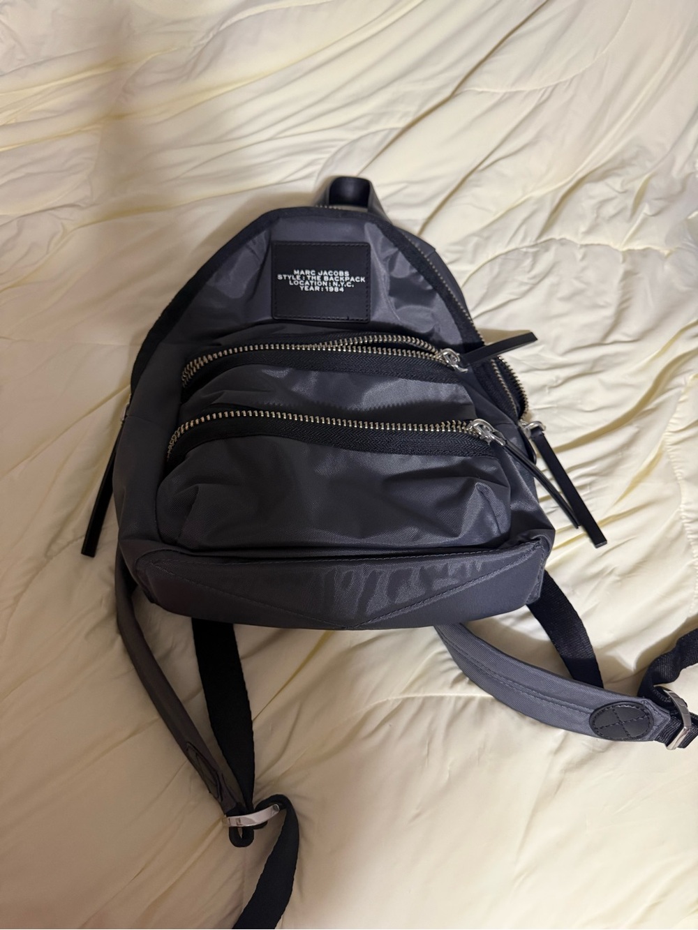Marc Jacobs Black Nylon Mini Backpack